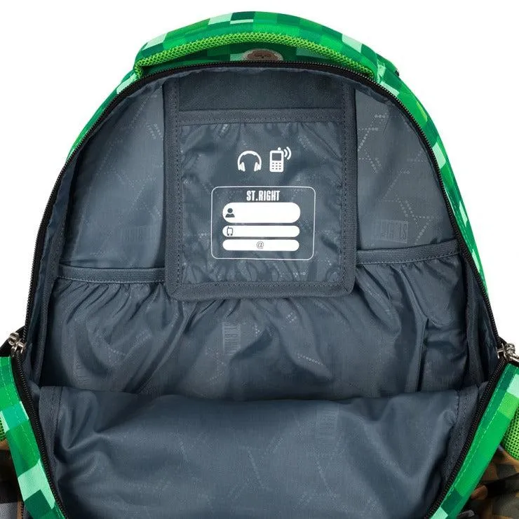 ■ St.Right - Pixels - 4 Compartment Backpack