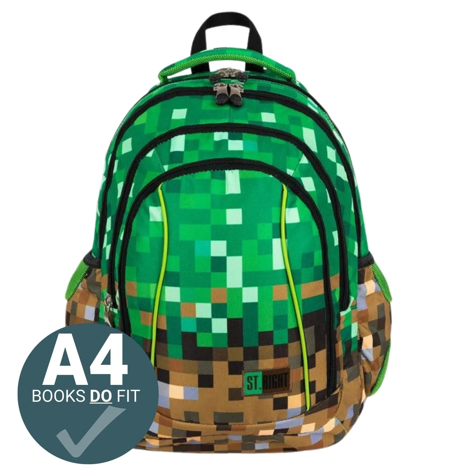 ■ St.Right - Pixels - 4 Compartment Backpack