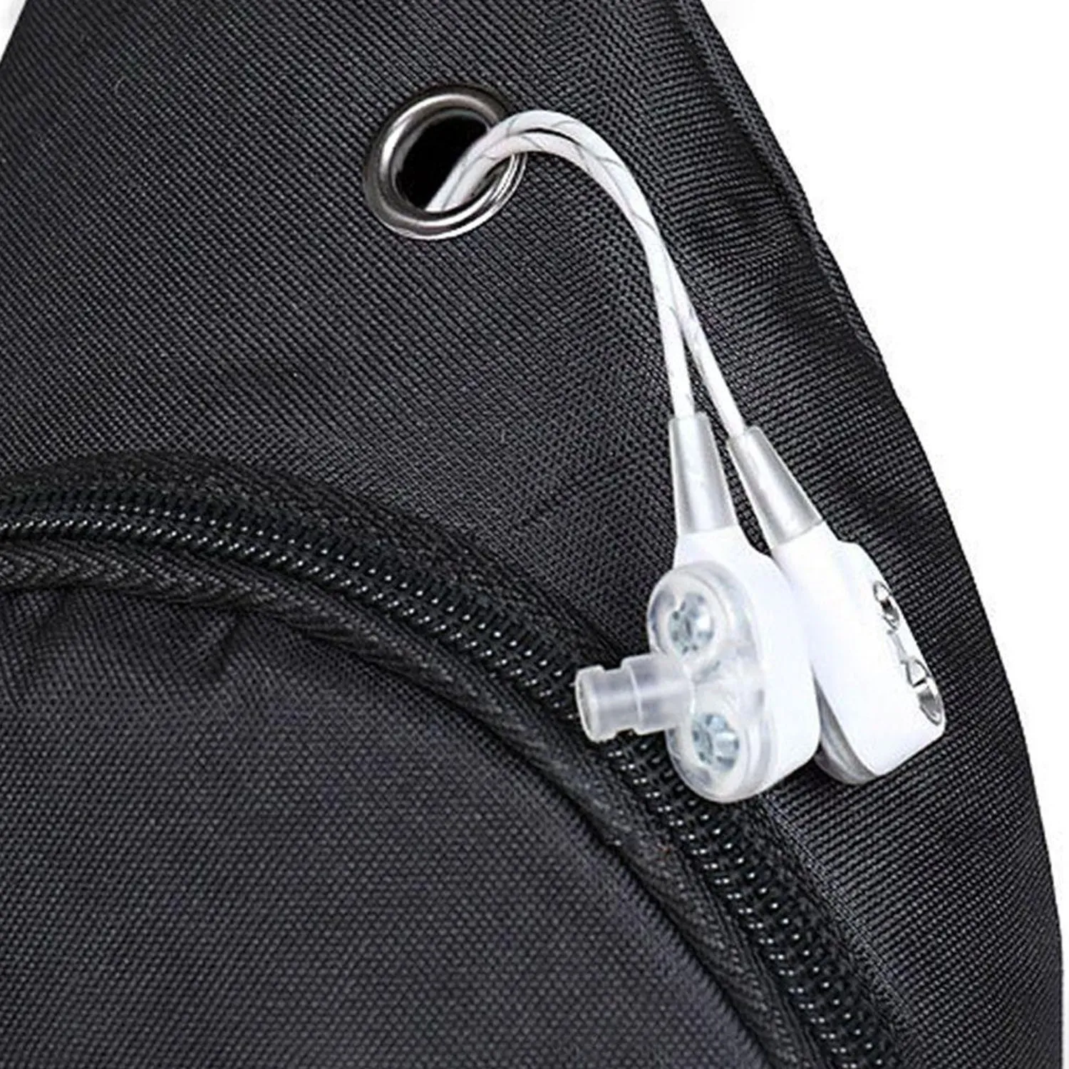 0324 Waterproof Anti Theft Crossbody fanny pack waist bag Shoulder Bags Chest Men Casual fashion USB Charging earphone hook Sling Travel Messengers Bag