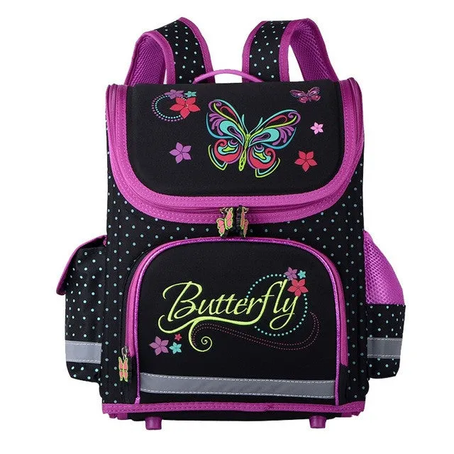 2017 Girls School Bags Backpacks Children Orthopedic Waterproof Backpack Girl's Sofia Book bag Kids Satchel Knapsack Mochila