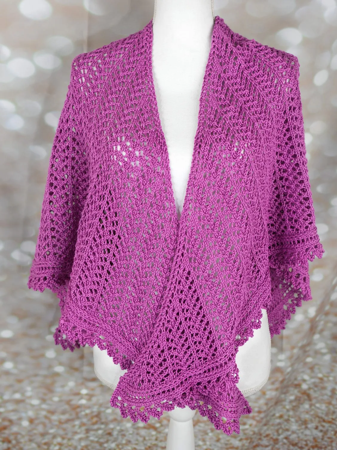 2023 LYS Day Shawl Kit with Cascade Noble Cotton Yarn & Pattern