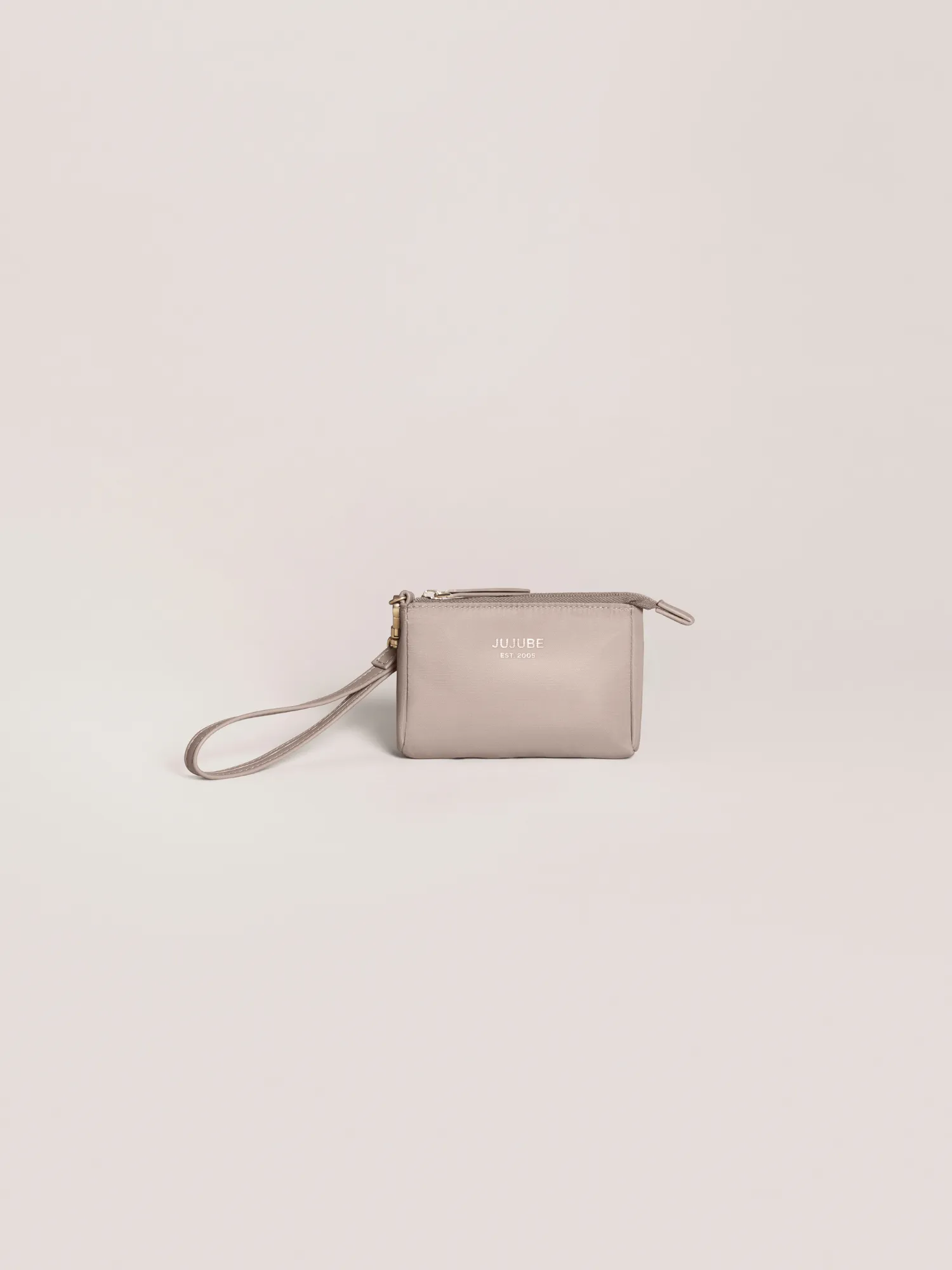 3-Piece Pouch Clutch Purse Set - Taupe