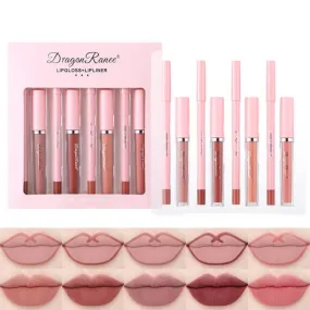 4pcs Lip Gloss Lip Liner Pen Set