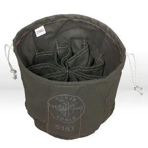 5151 Klein Tools,10-compartment drawstring bag