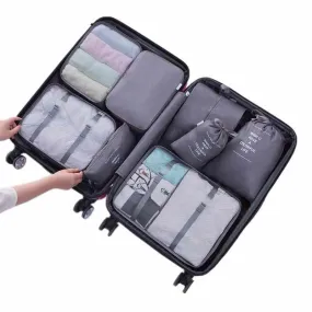 8Pcs Travel Bags Sets Waterproof Organizer