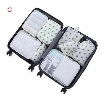 8Pcs Travel Bags Sets Waterproof Organizer