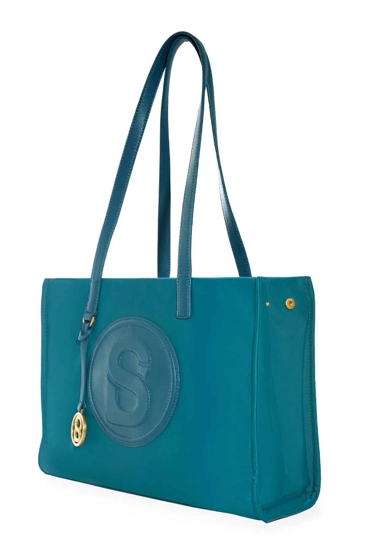 Aaliya Small Tote Bag - Teal