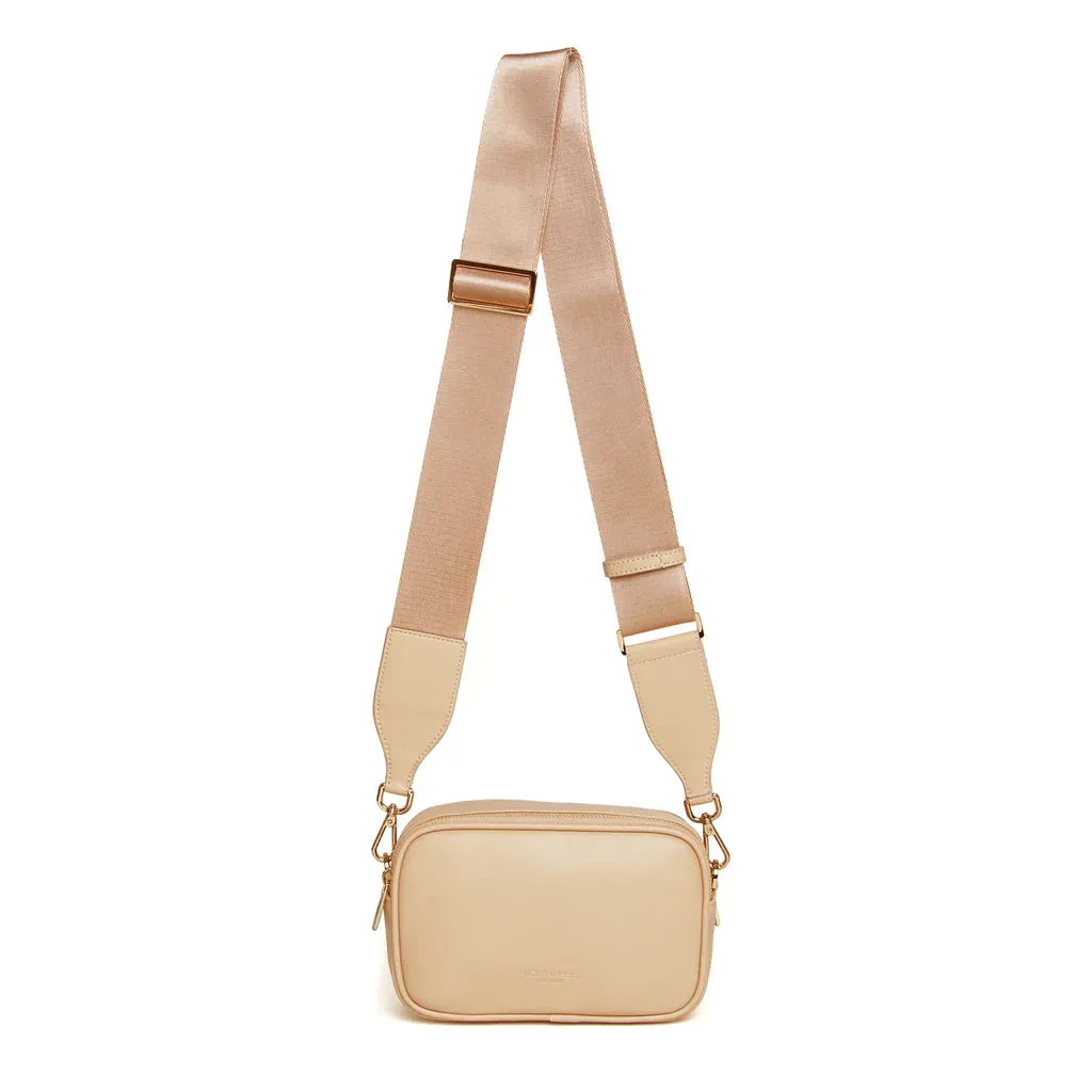 Alice Wheeler Madrid Camera Cross Body Bag Sand