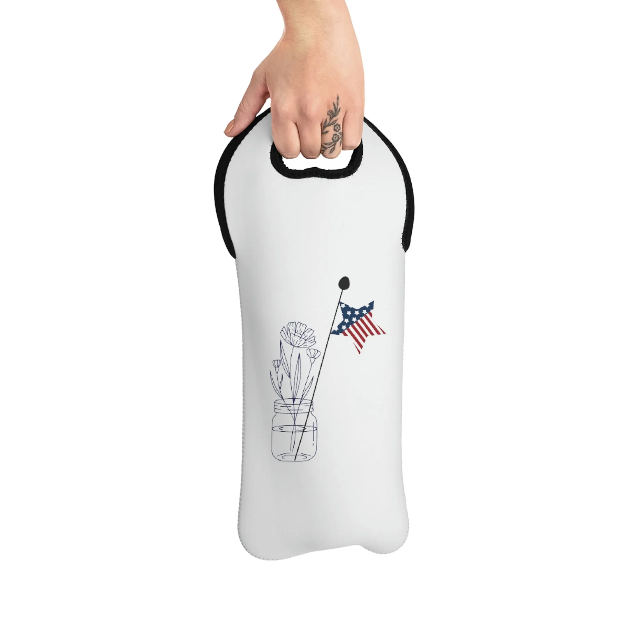 Americana Wine Tote Bag