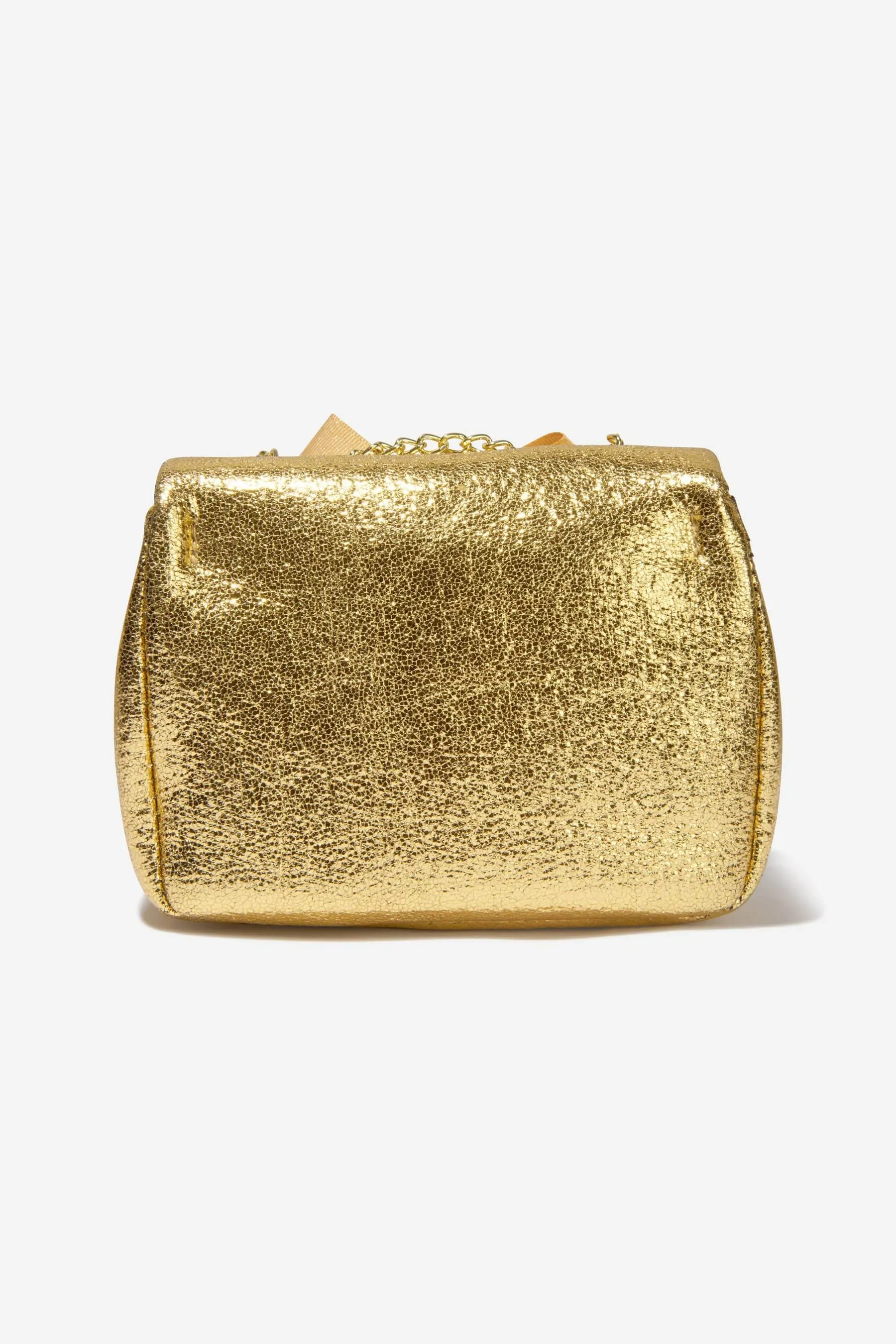 Angels Face Girls Skyla Metallic Shoulder Bag in Gold