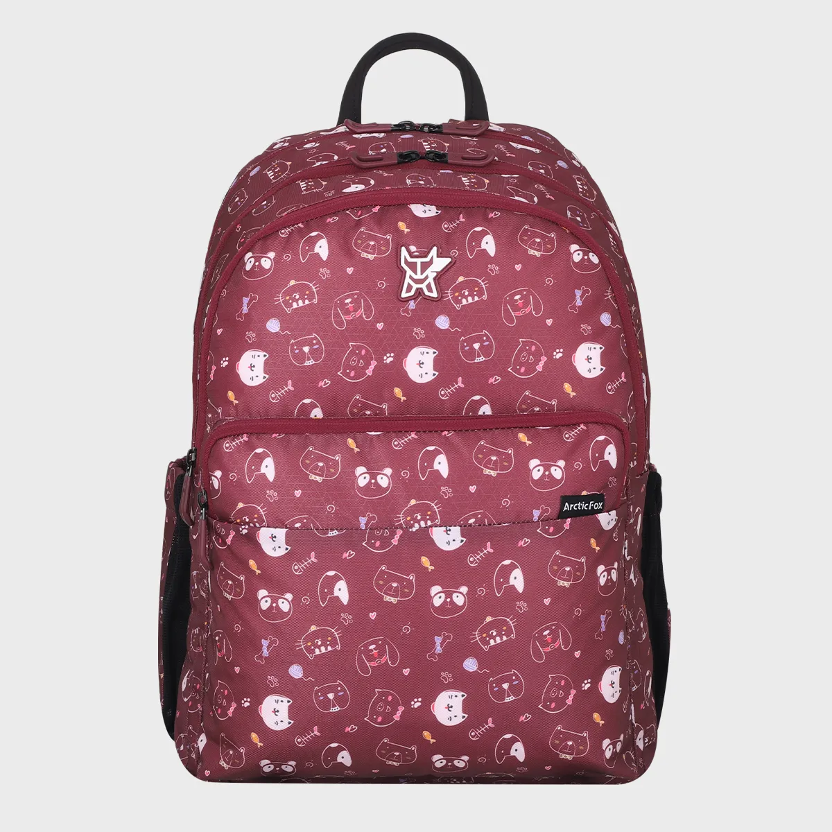 Arctic Fox School Backpack for Girls Kitty Tawny Port