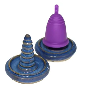 Artisan Ceramic Menstrual Cup Stand