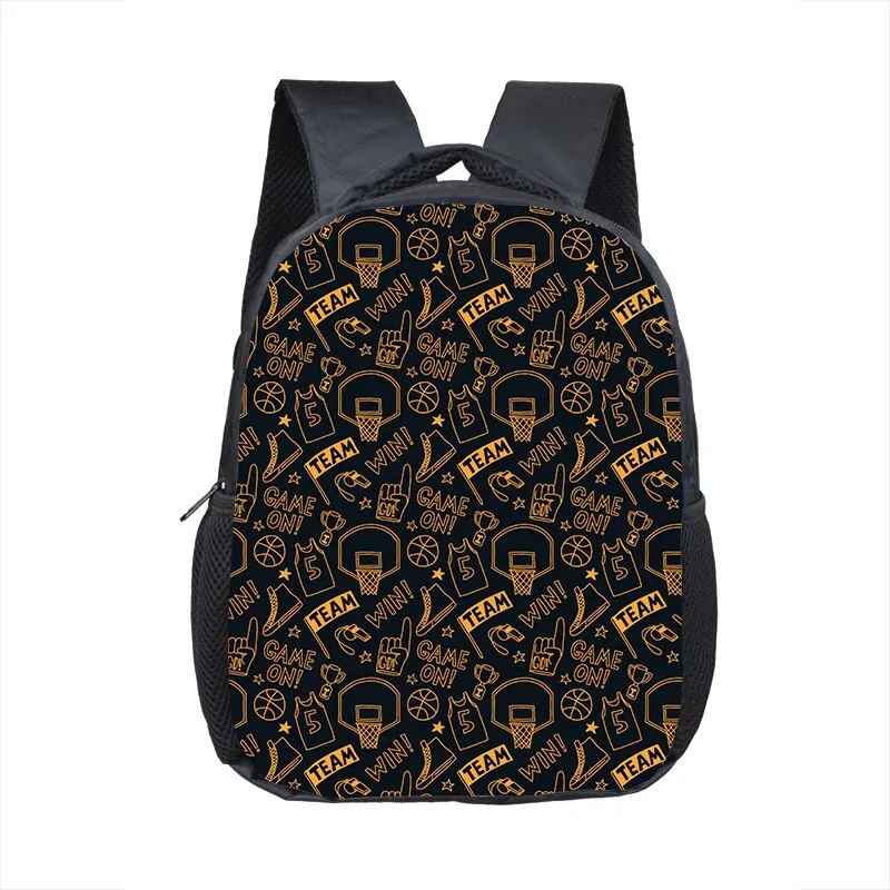 Athletic Print Backpack 12 Inch Kindergarten