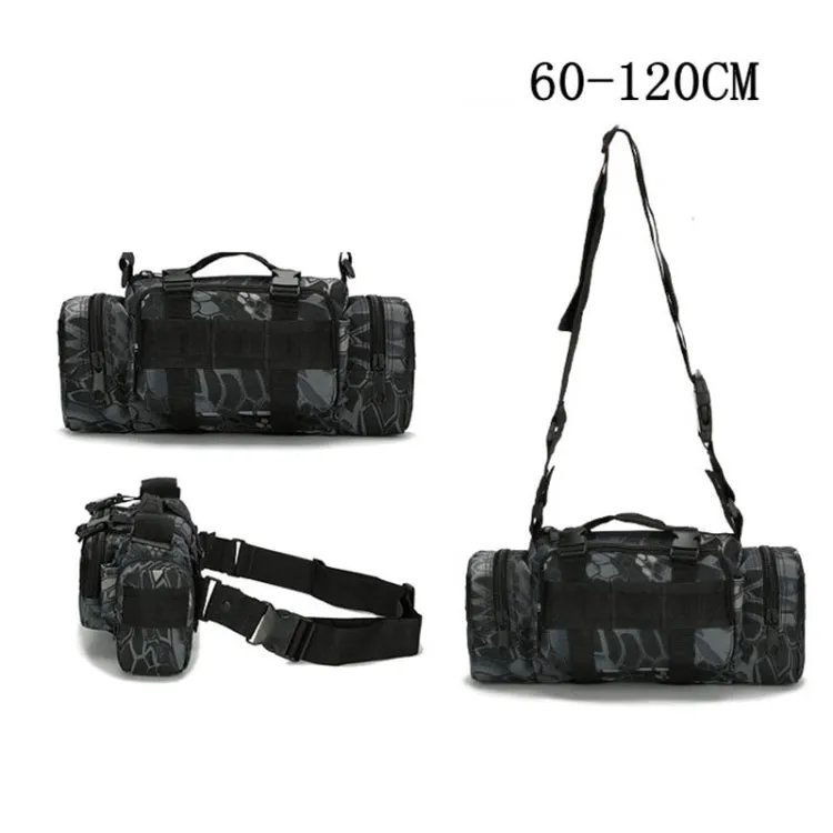 B04 Sports Outdoor Fishing Waterproof Waist Bag Photography Multifunctional Bag(Black)