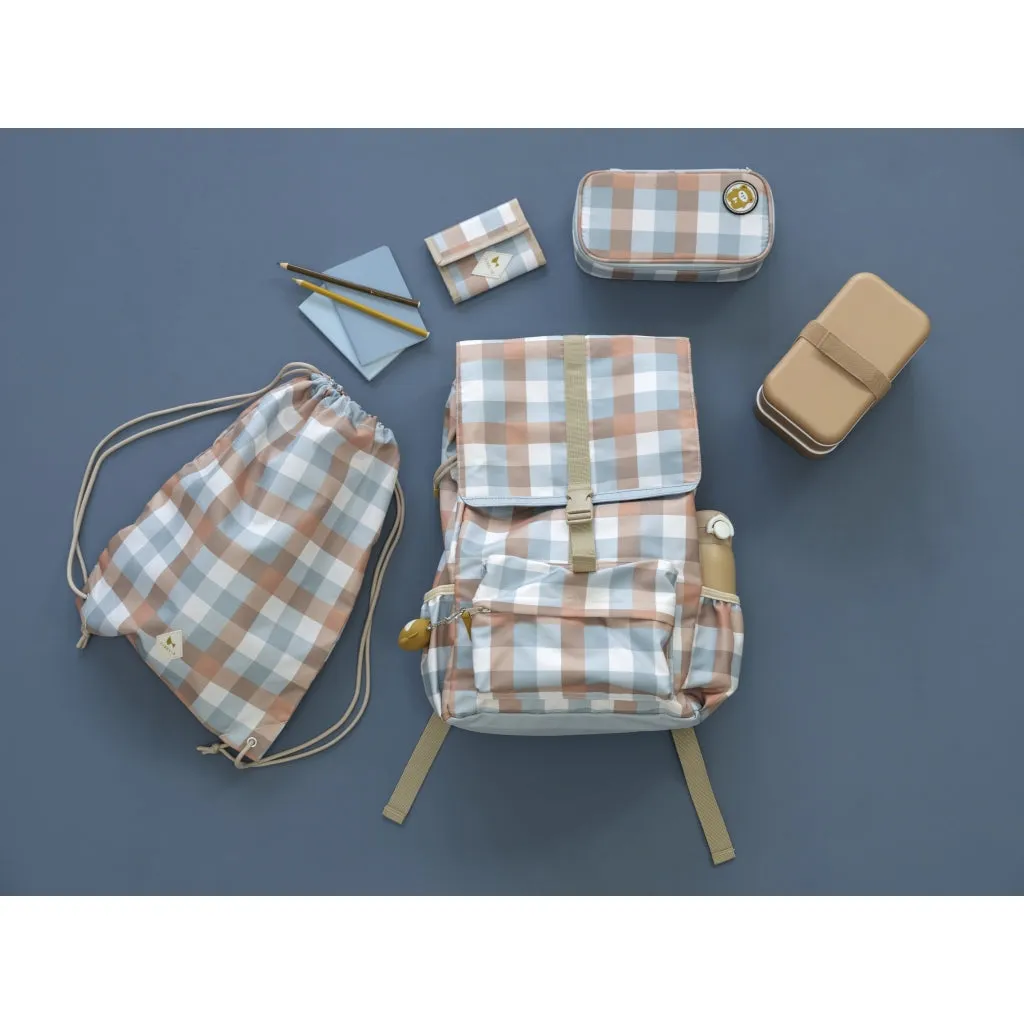 Backpack - Large - Cottage Blue Checks