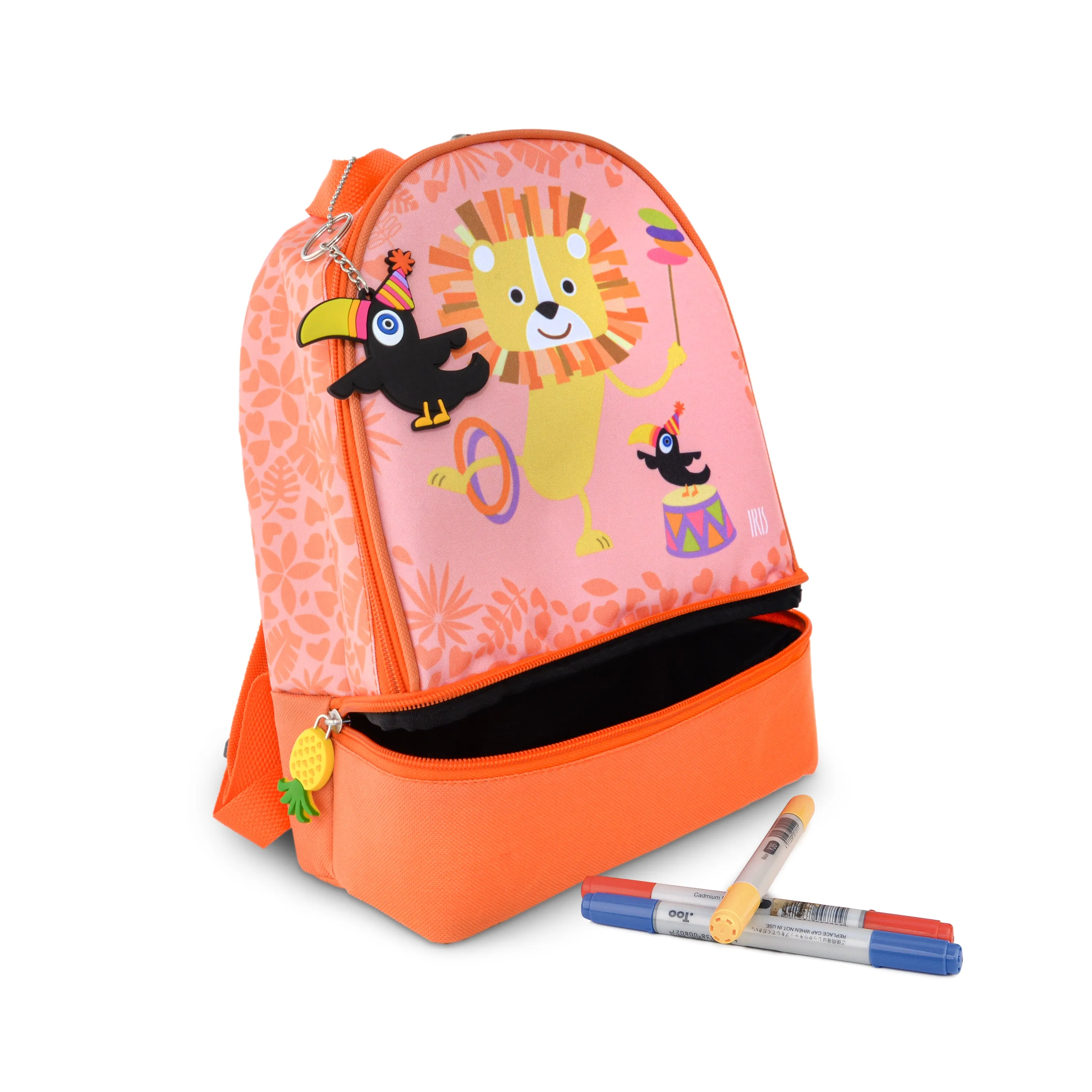 Backpack - Snack Rico 2 in 1 Funny Jungle Apricot