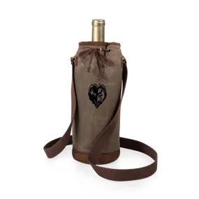 Baltimore Ravens - Waxed Canvas Wine Tote