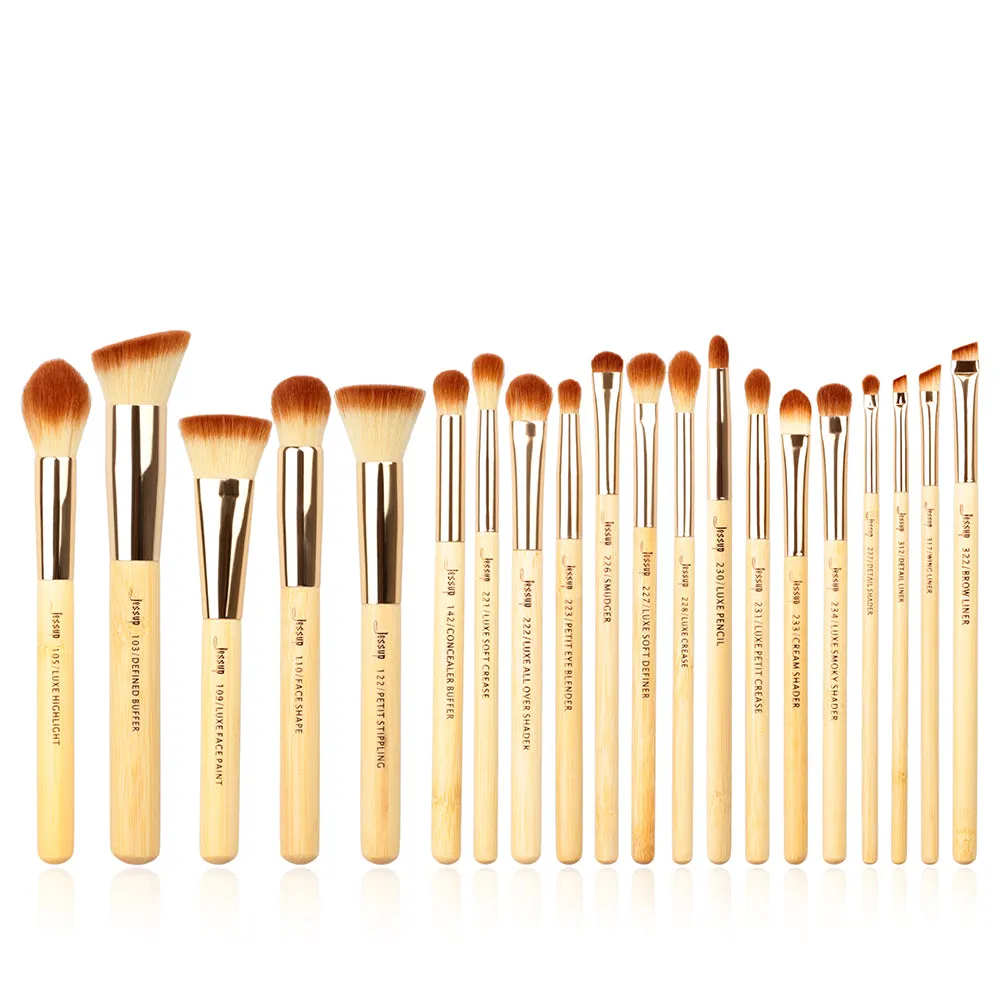 Bamboo Whole Makeup Brush Set Collection