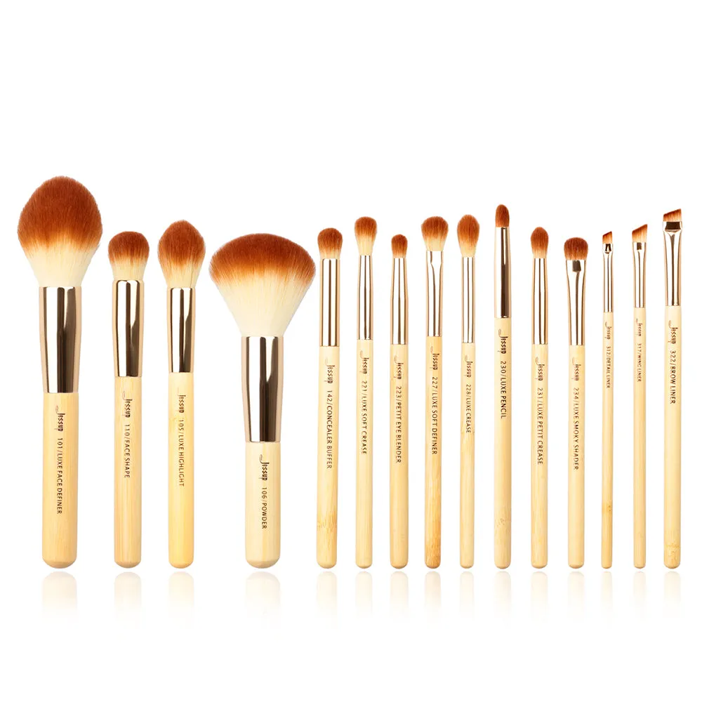 Bamboo Whole Makeup Brush Set Collection