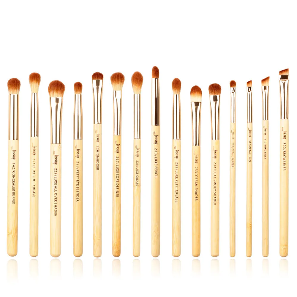 Bamboo Whole Makeup Brush Set Collection