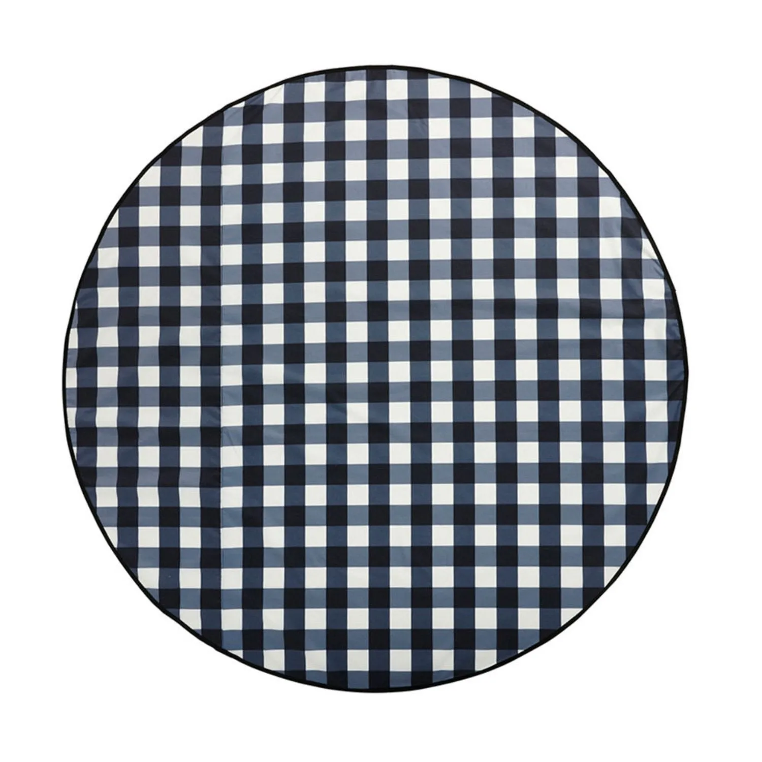 basil bangs | love rug | gingham black - LC