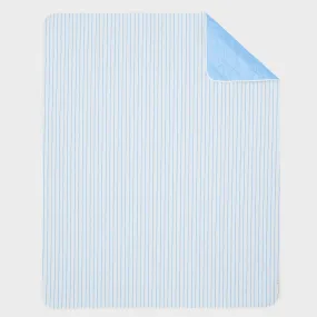 Beach and Picnic Blanket | Le Weekend Mid Blue-Cream