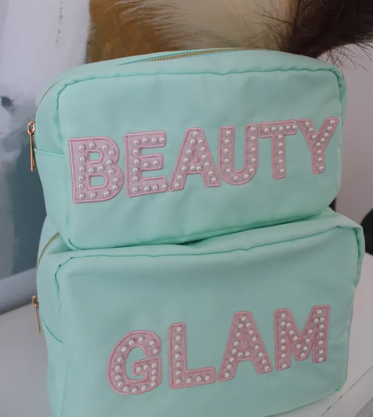 Beauty Large Makeup Bag - Mint