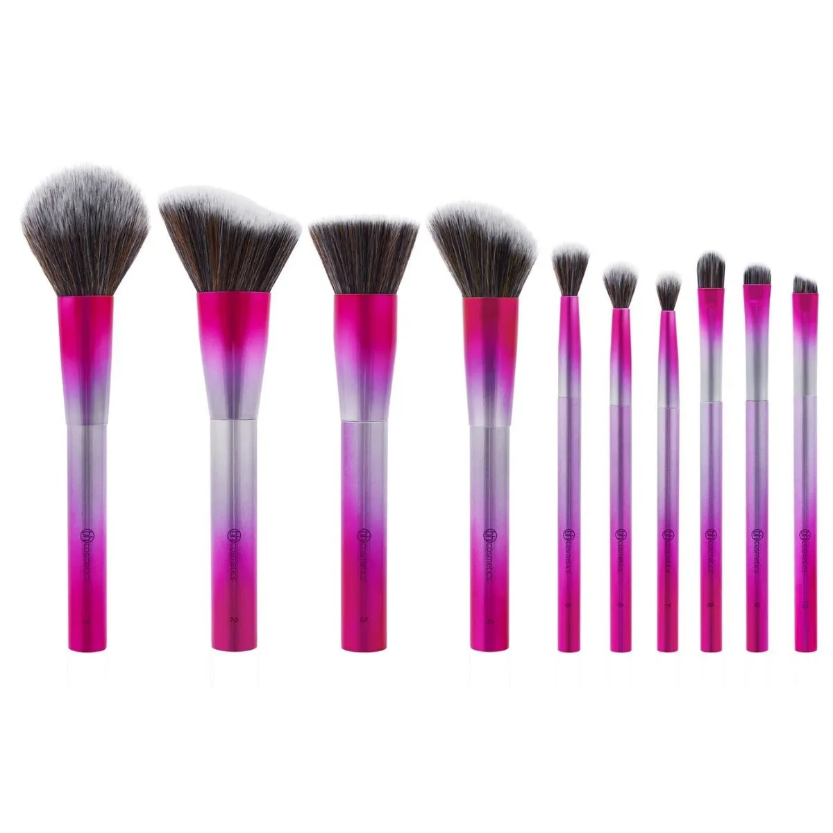 Bh Cosmetics Royal Affair 10 Piece Metalized Brush Set