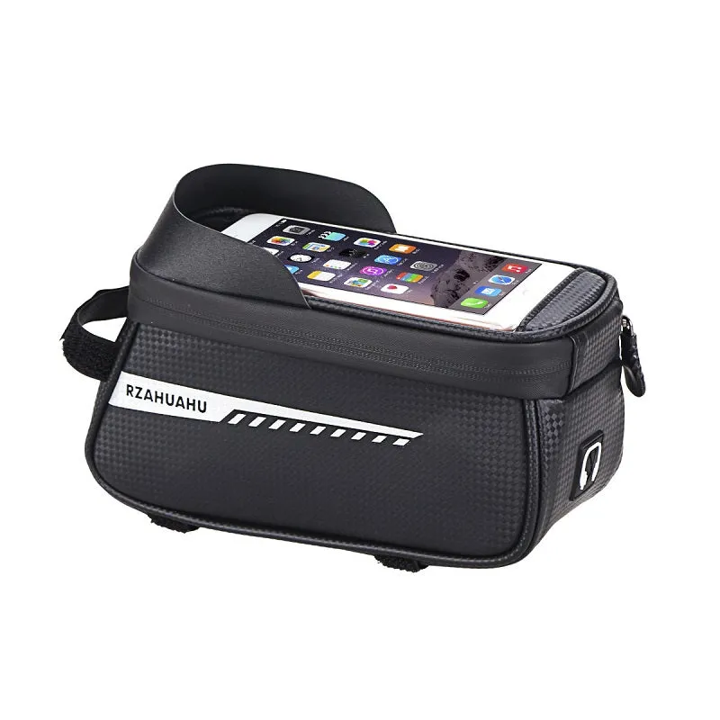 Bike Waterproof Phone Front Frame Bag Fit 6.5" Mountain Bike