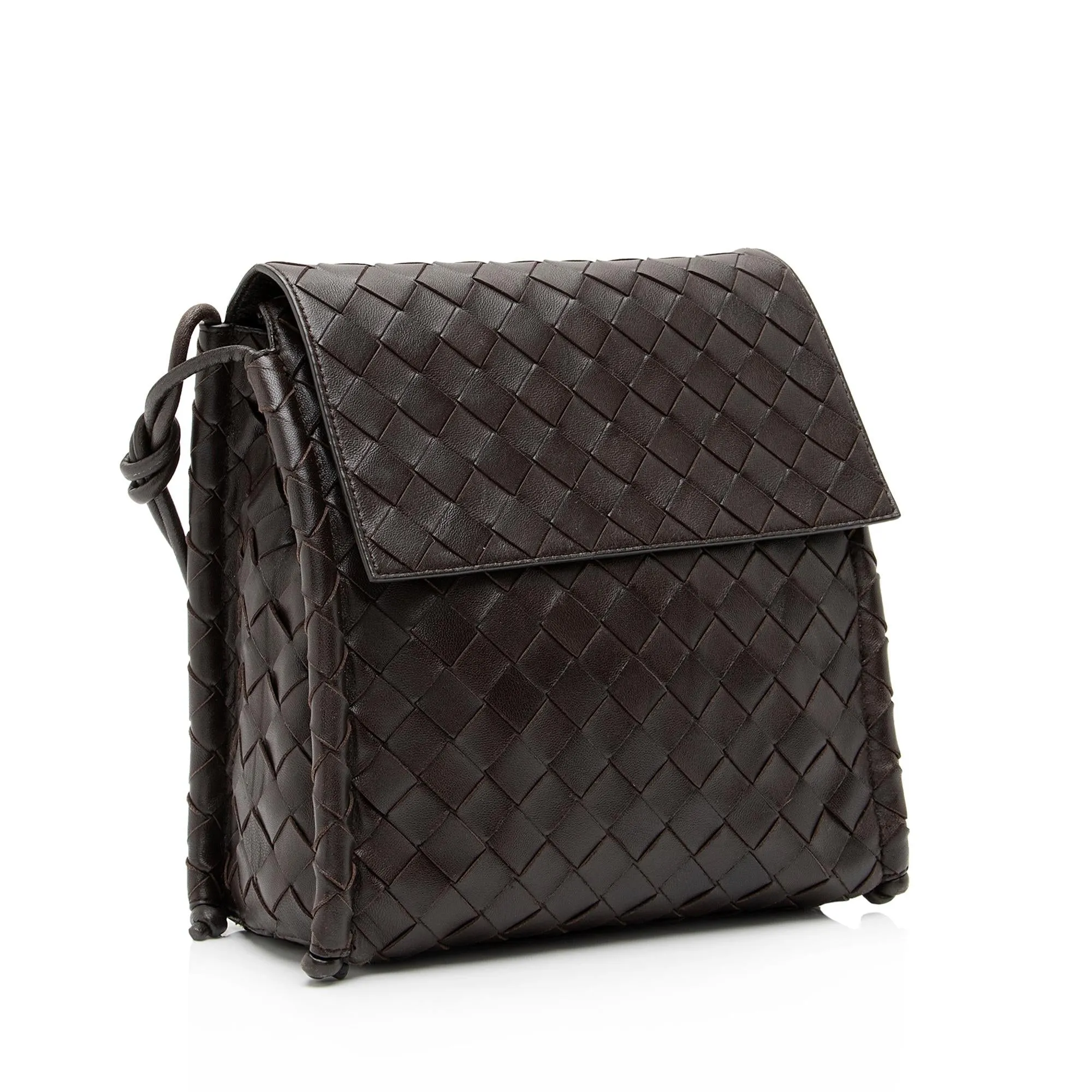 Bottega Veneta Intrecciato Nappa Small Fold Bag (SHF-23664)