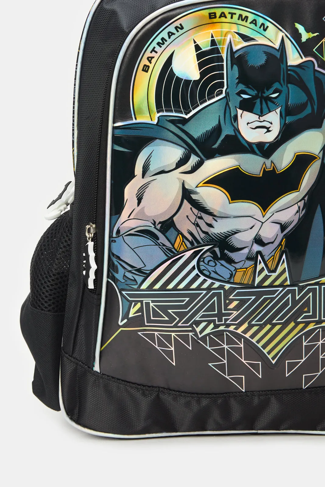 Boys Black Batman Backpack (16 Inch)