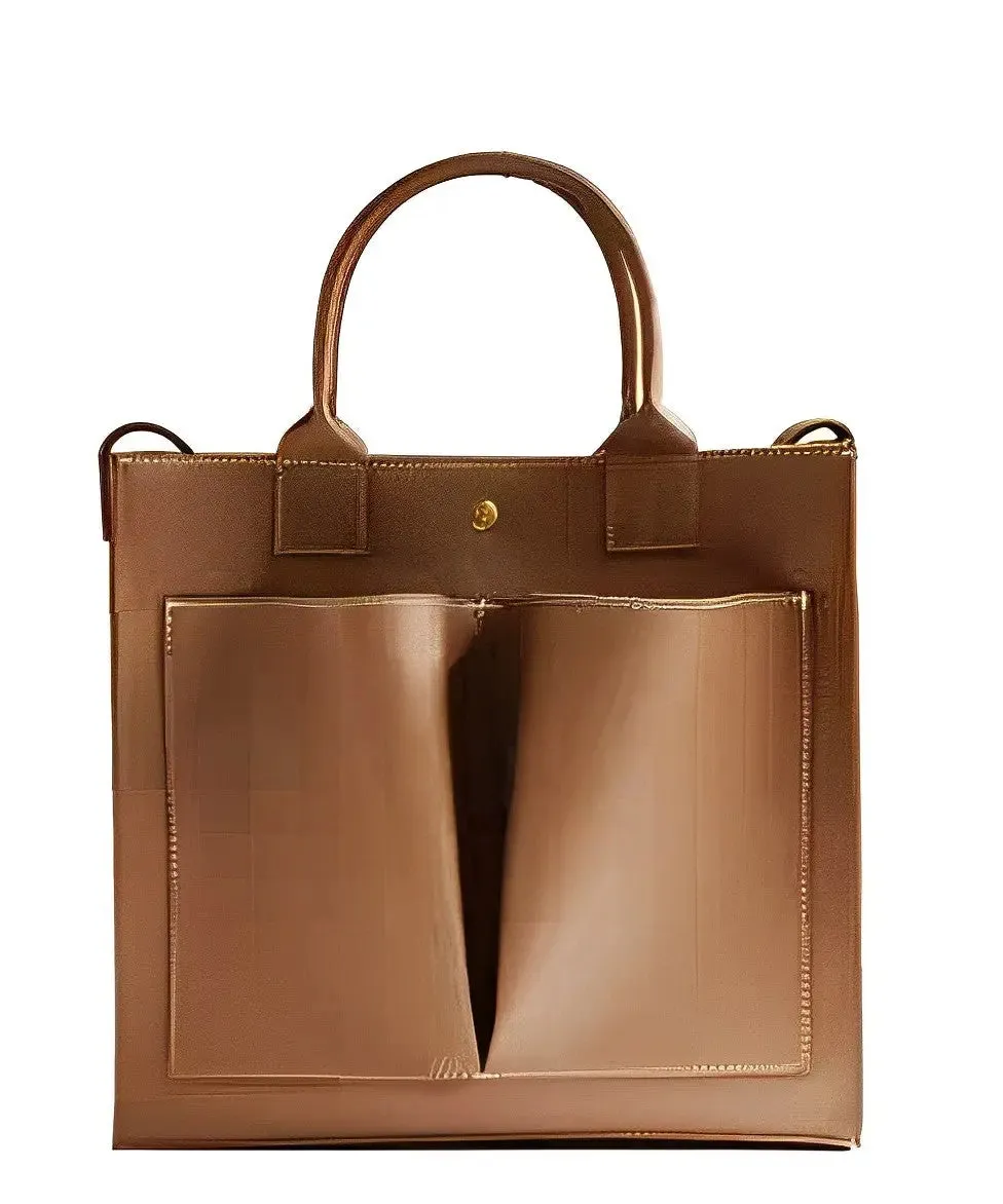 Brown Ladies Tote bag  586