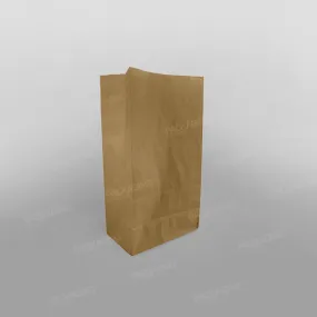 Brown Paper Grab Bag/ Take Away Bag, No Handles