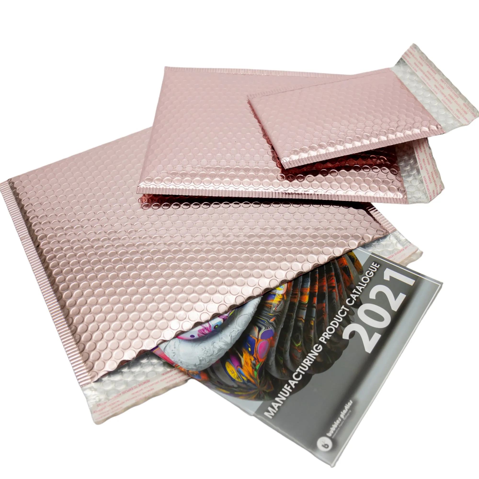 Bubble Pouch Mailer Bag Self-Seal Padded Envelope Rose Gold