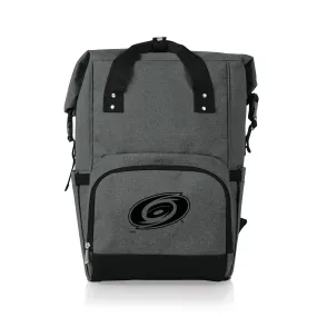 Carolina Hurricanes - On The Go Roll-Top Backpack Cooler