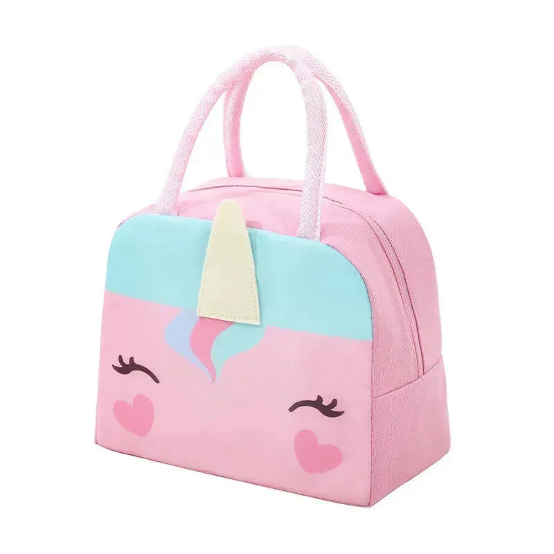 Cartoon Children Lunch Box Bag Cute Portable