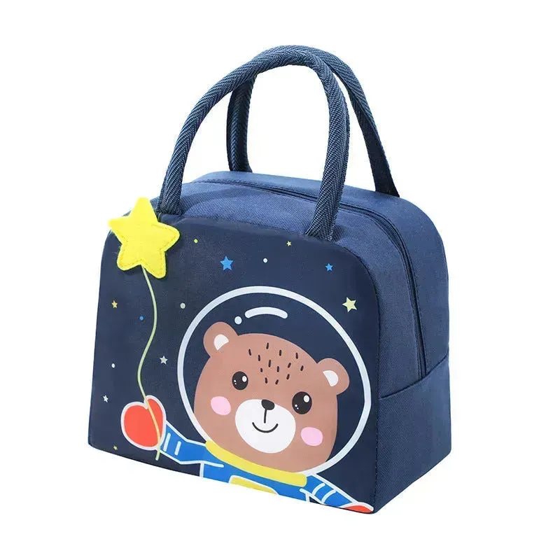 Cartoon Children Lunch Box Bag Cute Portable