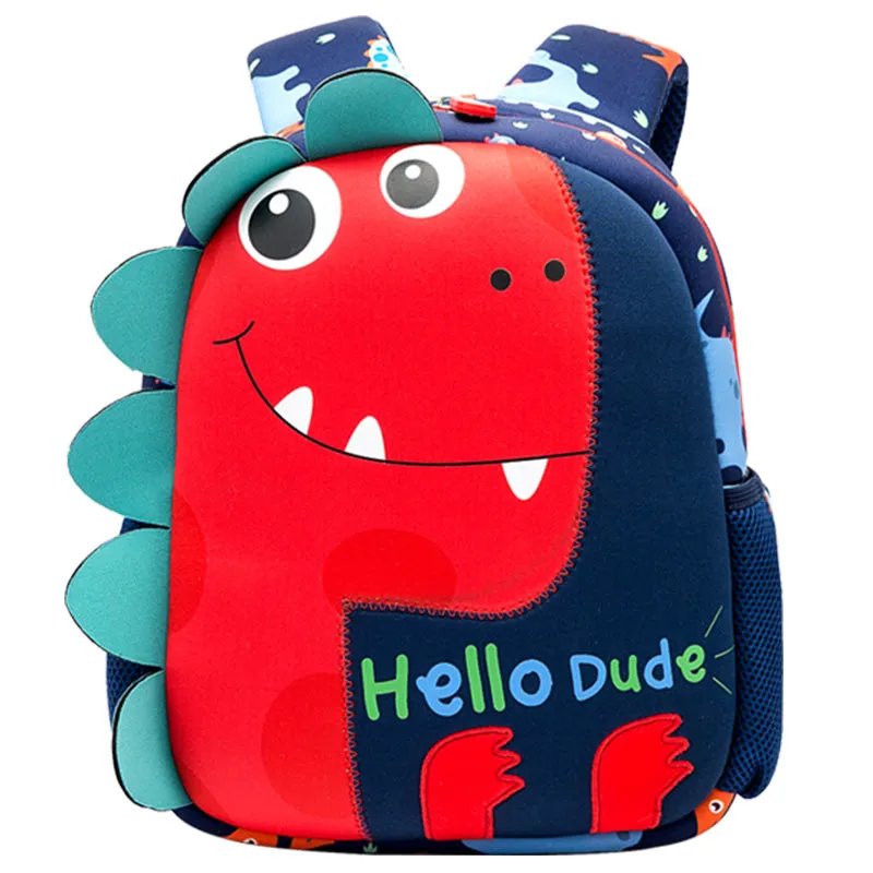 Cartoon Cute Children Kindergarten Dinosaur School Bag Kids Girl Boy