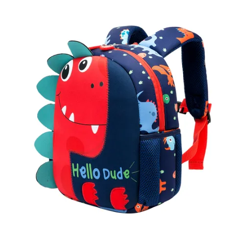 Cartoon Cute Children Kindergarten Dinosaur School Bag Kids Girl Boy