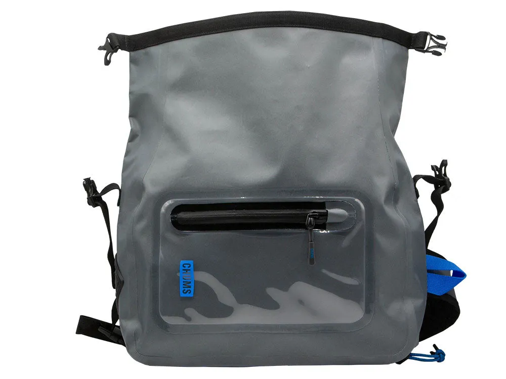 Chums Storm Rolltop Sling Backpack-Charcoal/Blue