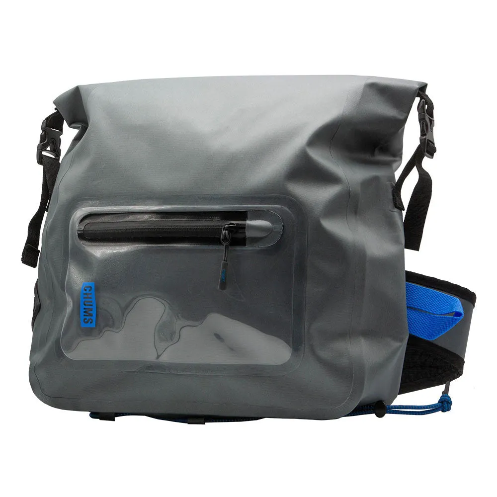 Chums Storm Rolltop Sling Backpack-Charcoal/Blue