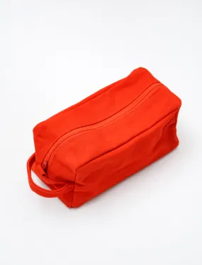 Cotton Teeya Zippered Bag Tomato