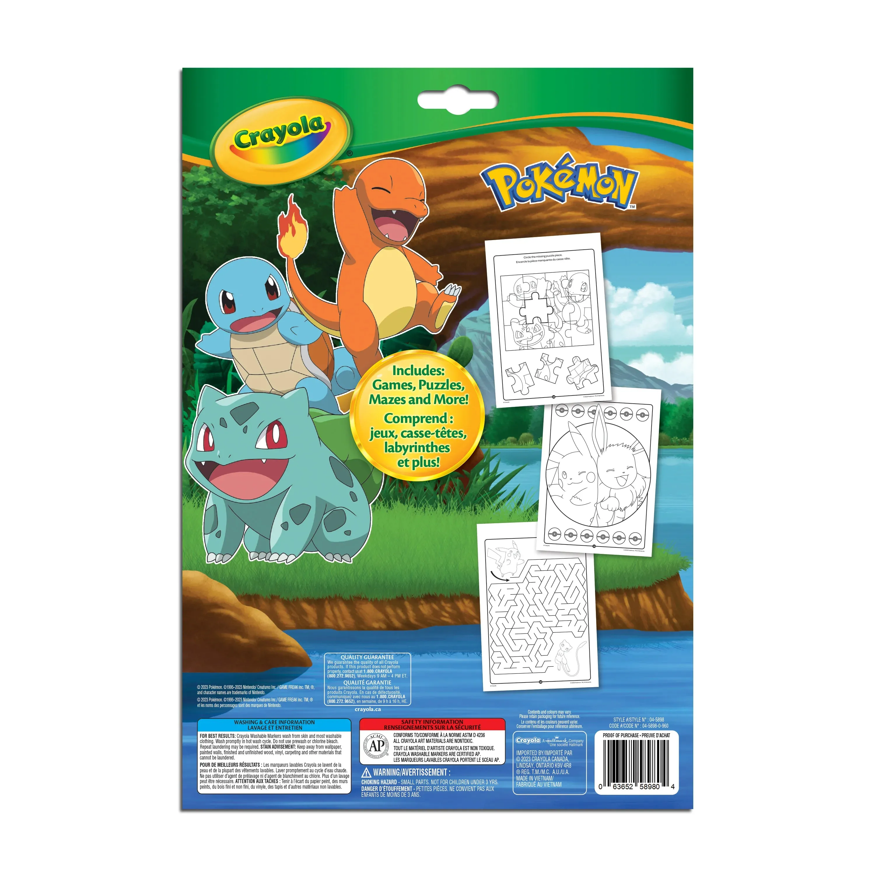 Crayola Pokemon Colouring & Activity Book