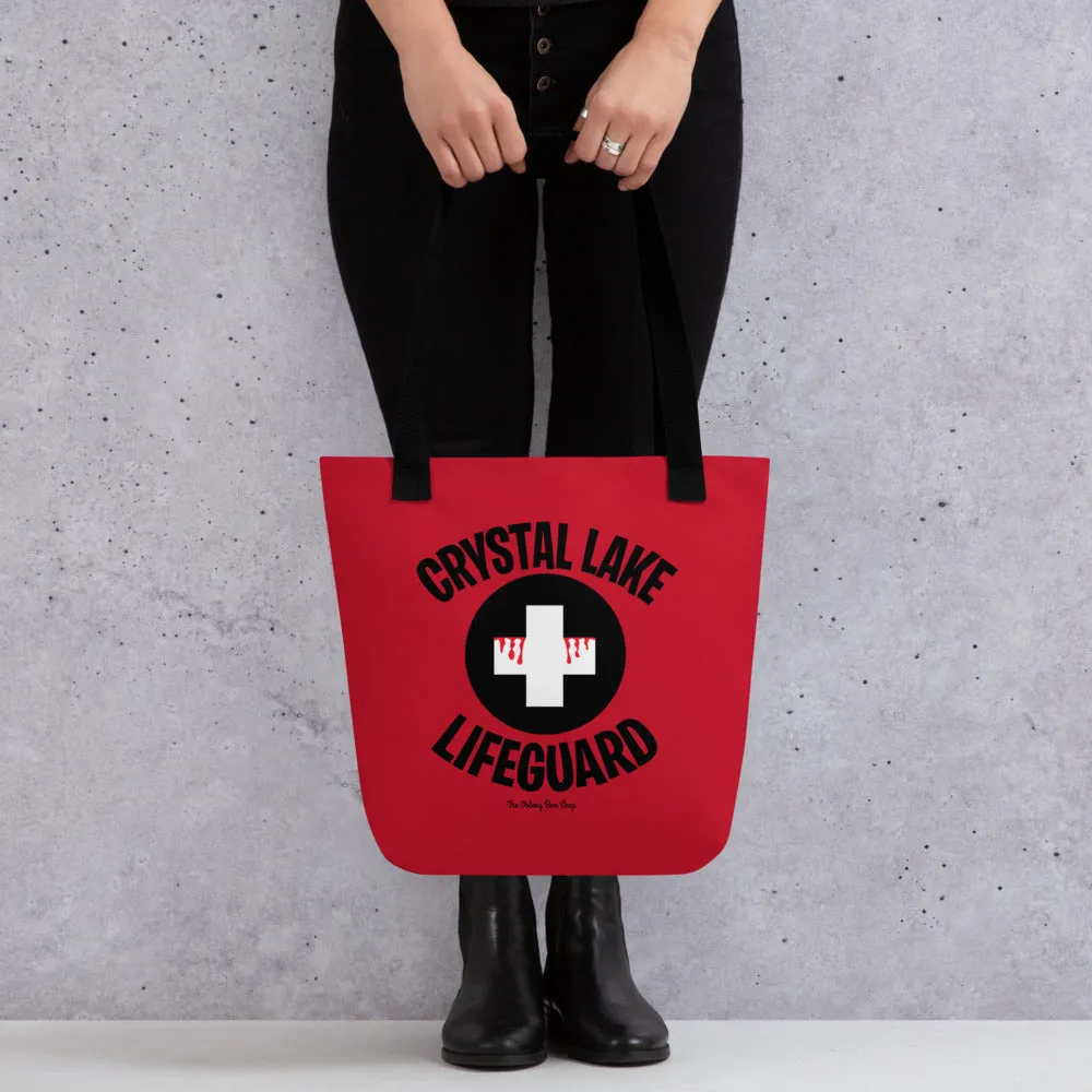 Crystal Lake Lifeguard Tote bag