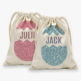 Custom Easter Egg Drawstring Sack