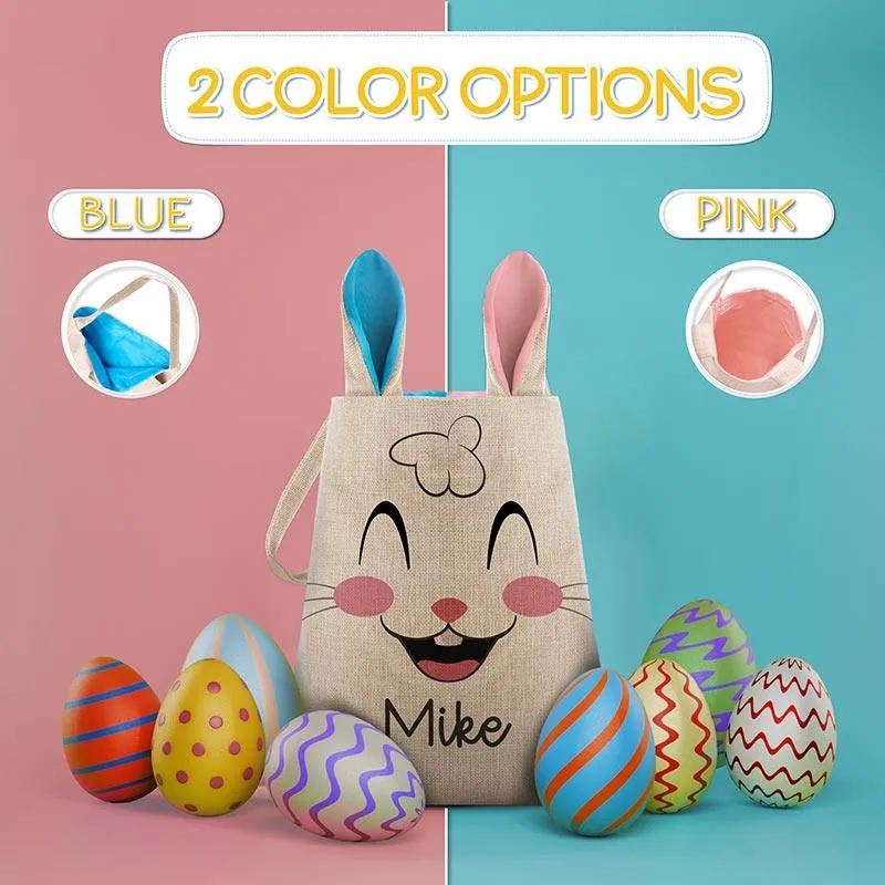 Custom Funny Bunny Easter Bag