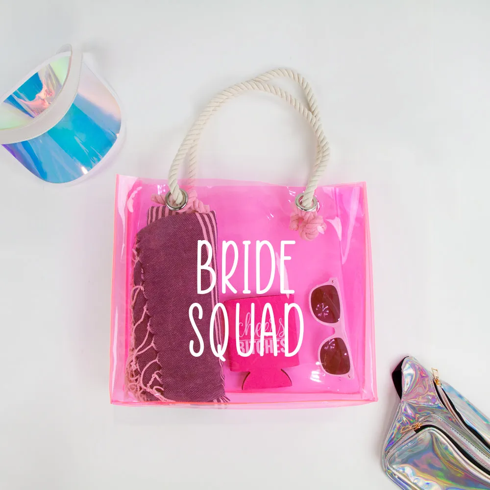 Customizable Clear Tote Bag