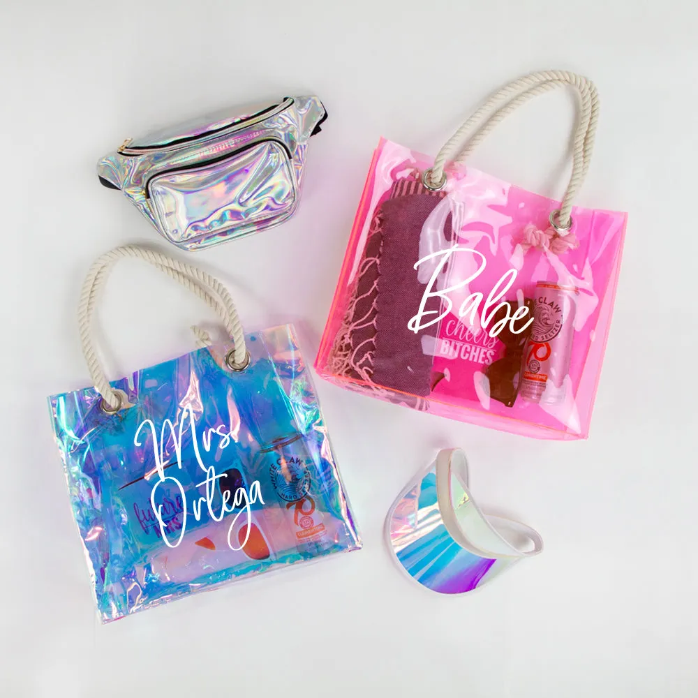 Customizable Clear Tote Bag