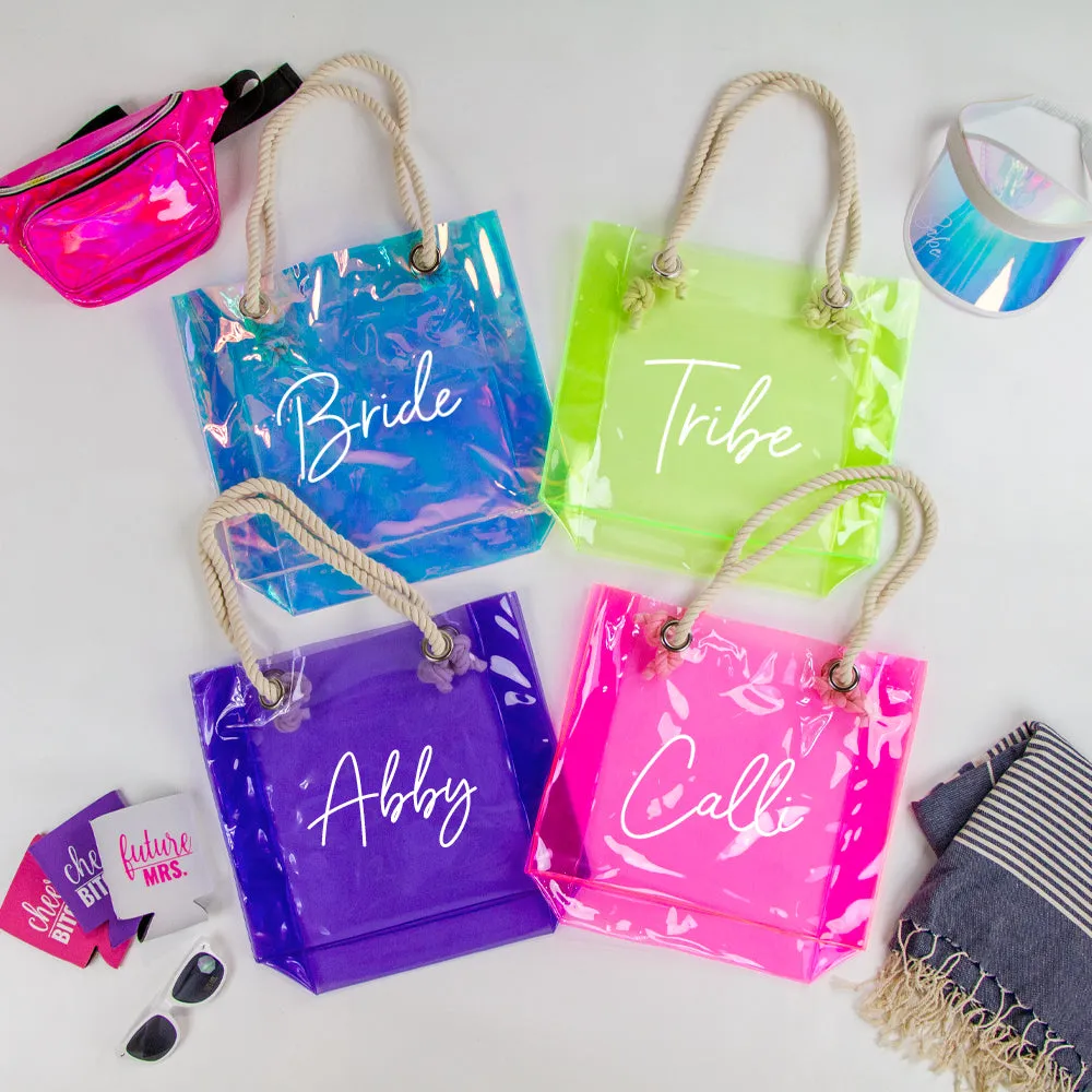 Customizable Clear Tote Bag