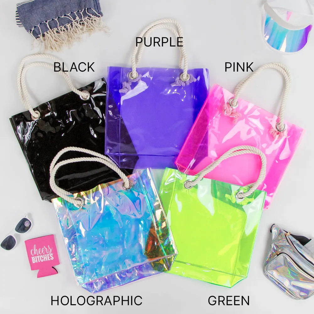 Customizable Clear Tote Bag